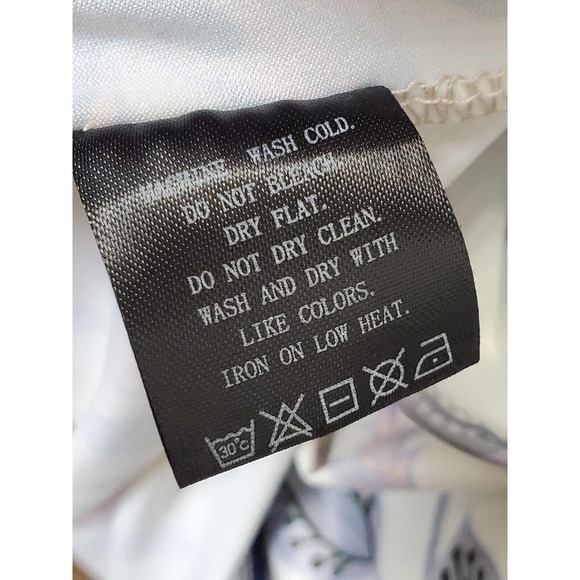 Loveu. Dear Women's White Polyester Scoop Neck Sleeveless Casual Top Blouse 2XL - Picture 9 of 12